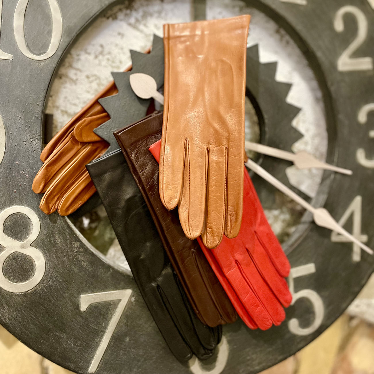 Officers Gloves R1360 Luxury Leather Full Lining Gloves - Made In United Kingdom